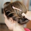 6 Stück Haarspange für Damen Styling Silikonband Professionelle Knitterfreie Entenschnabel-Haarroller-Klemme für Salon und Zuhause