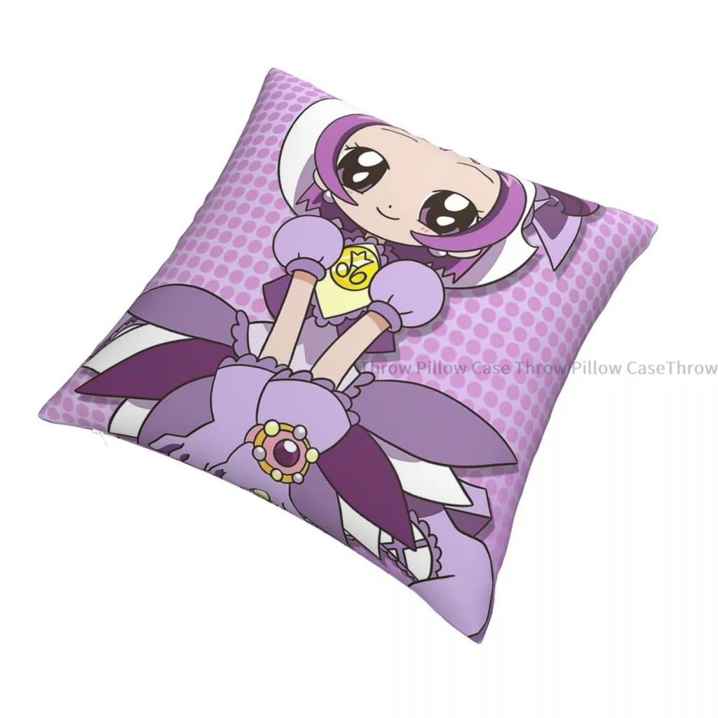 Ellie Polyester Cushion Cover Magical DoReMi Anime Sofa Office Decorative Reusable Hug Pillowcase