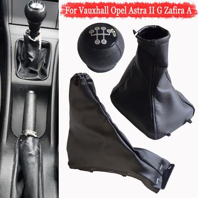 Gear Shift Knob Gaiter Boot Case Collar Parking Handbrake Cover For Vauxhall/Opel Astra II G 1998 1999 2000 2001 2002
