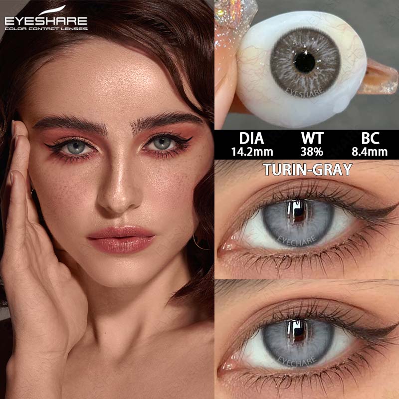 

EYESHARE Новые 2 шт. Цветные контактные линзы Натуральные черные контактные линзы Сапфировые линзы для очков Коричневые контактные линзы Зеленые модные линзы