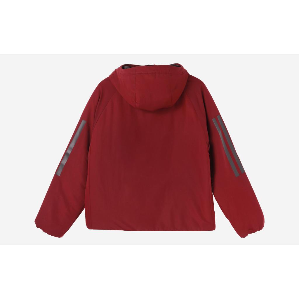 Adidas Outdoor Loose Fit Hooded Cotton Jacket Winter Women Jackets Dark-Purple DZ1516