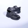 2026 British Style Leather School Shoes for African Children, PU Velcro, Boys' Student Footwear