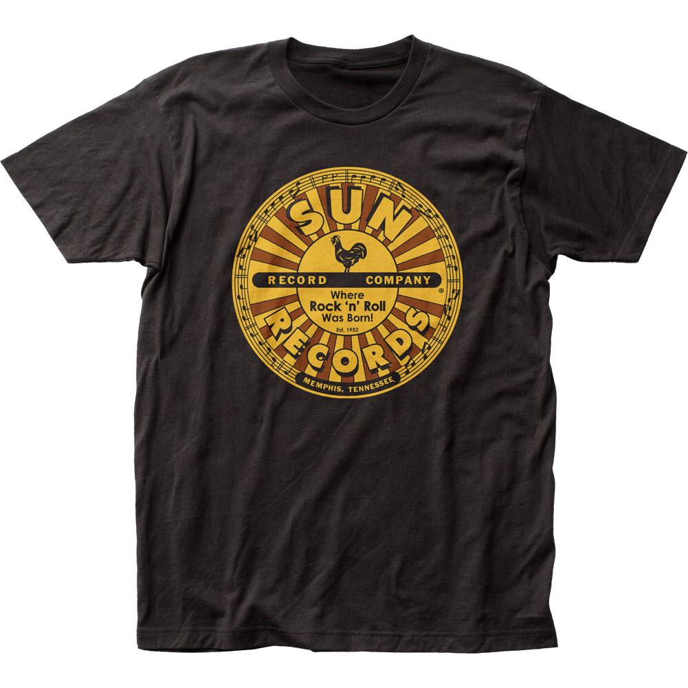 26 Sun Records Full Circle Mens T Shirt Rock And Roll Classic Band Tee New Black Unisex T-Shirt XXL
