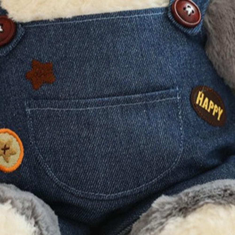 Cartoon Running Wolf Plush Toy Fluffy Animal Plushies Dolls Cartoon Stuffed Animals  Kids Toys