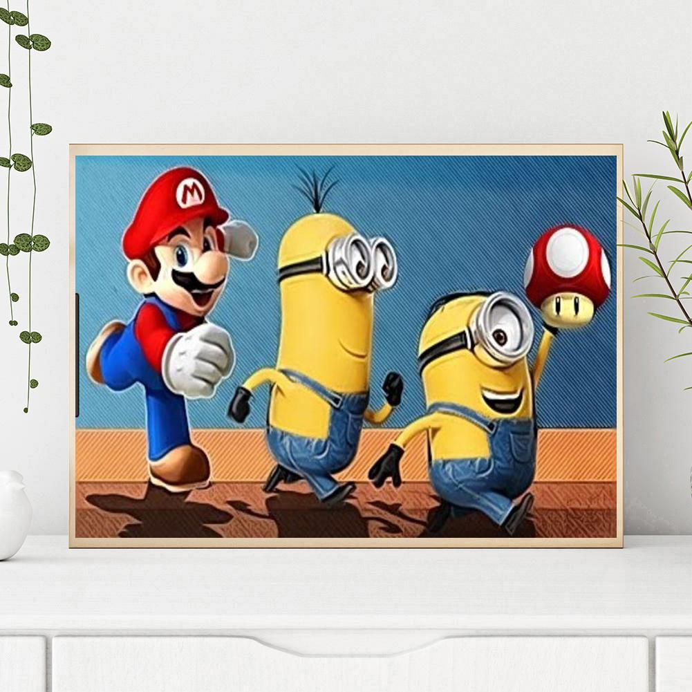 Minions 5D DIY Round Full Drill Diamond Painting Embroidery Cross Stitch Kits Minions 5D DIY Round Full Drill Diamond Painting Embroidery Cross Stitch Kits