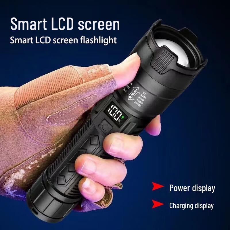 Nufeng Telescopic Zoom Rechargeable LED Flashlight