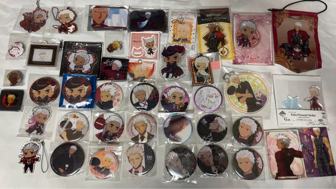 

[USED] Fate/stay Night Archer Emiya Finale Can Badge Dining