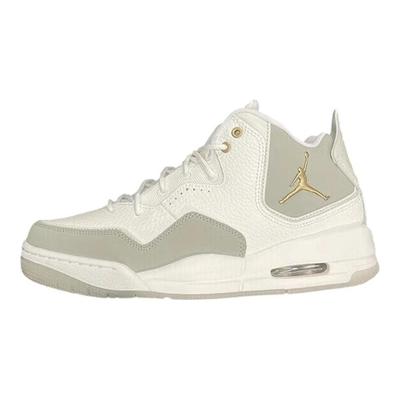 Courtside 23 Synthetic Leather Comfortable Versatile Durable Mid-Top Retro Basketball Shoes Men Sneakers Beige IQ9782-171