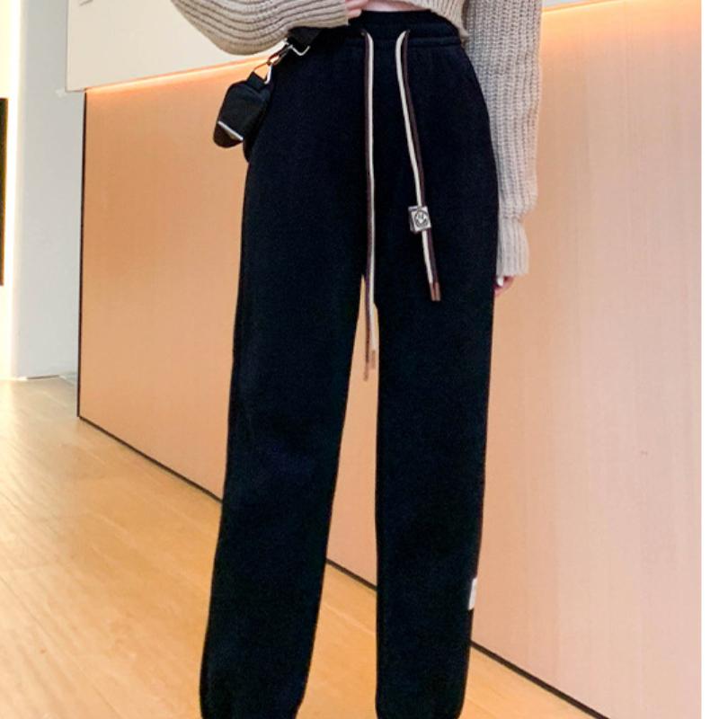 

Новая Мода Женская Одежда на Кулиске Брюки с Широкими Штанинами Повседневные Спортивные Завязки Завязки Завязки Завязки Завязки Завязки Завязки Завязки Брюки 3XL