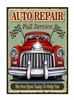 Picture Poster In a Frame 53x73 Cm Garage Car P1850