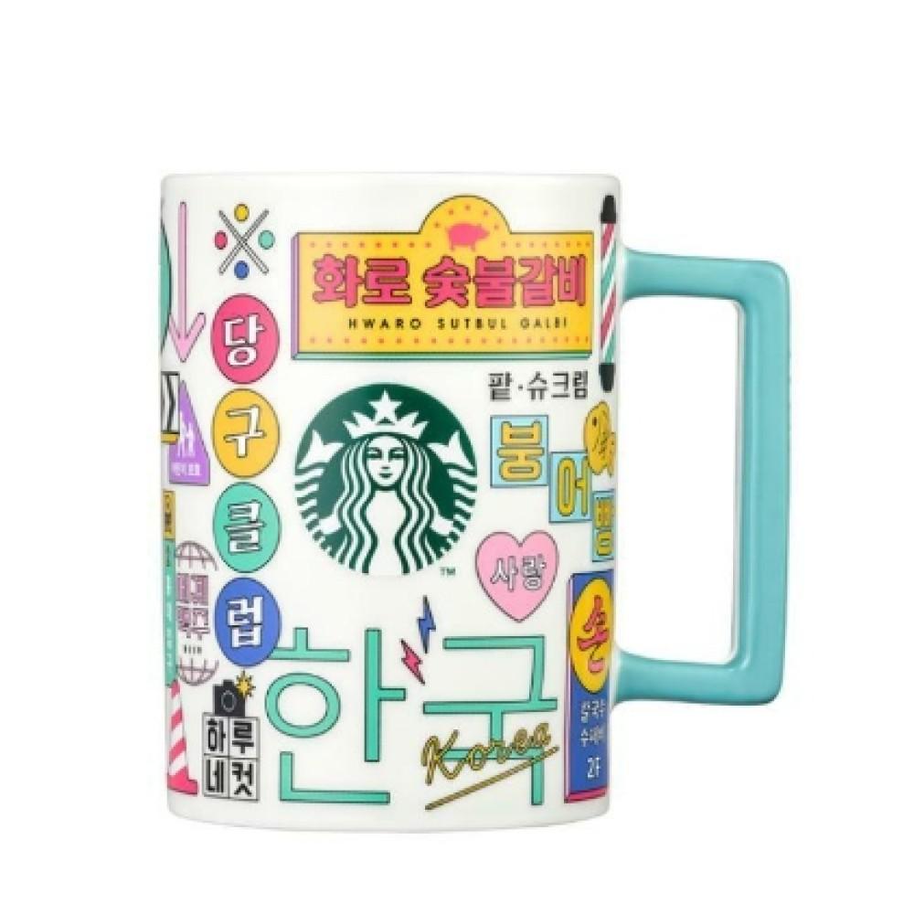 [Starbucks Korea] Korea Limited Hangeul Color-Changing Mug & BTS V-Cup Holder Set (Seoul Cafe Collection)/ Xion Mug Collection
