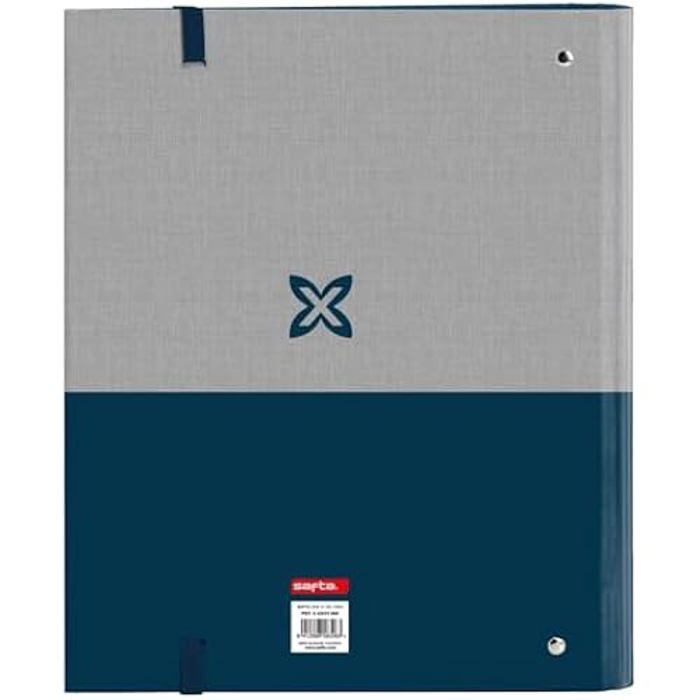 Classeur - SAFTA - MUNICH STREET - 4 Anneaux De 35 Cm - 100 Feuilles A4 - Couverture Rigide