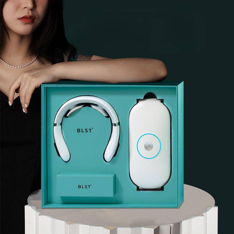 High-end Business Gift Set, Waist and Abdomen Massager, Cervical Spine Massager, Gift Box Set for Customer Annual Meeting