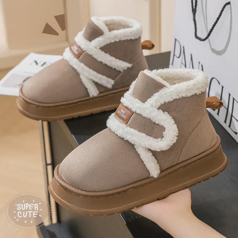 2025 New Women's Winter Snow Boots with Thickened Velvet Lining for Non-Slip, Warmth, and Comfort