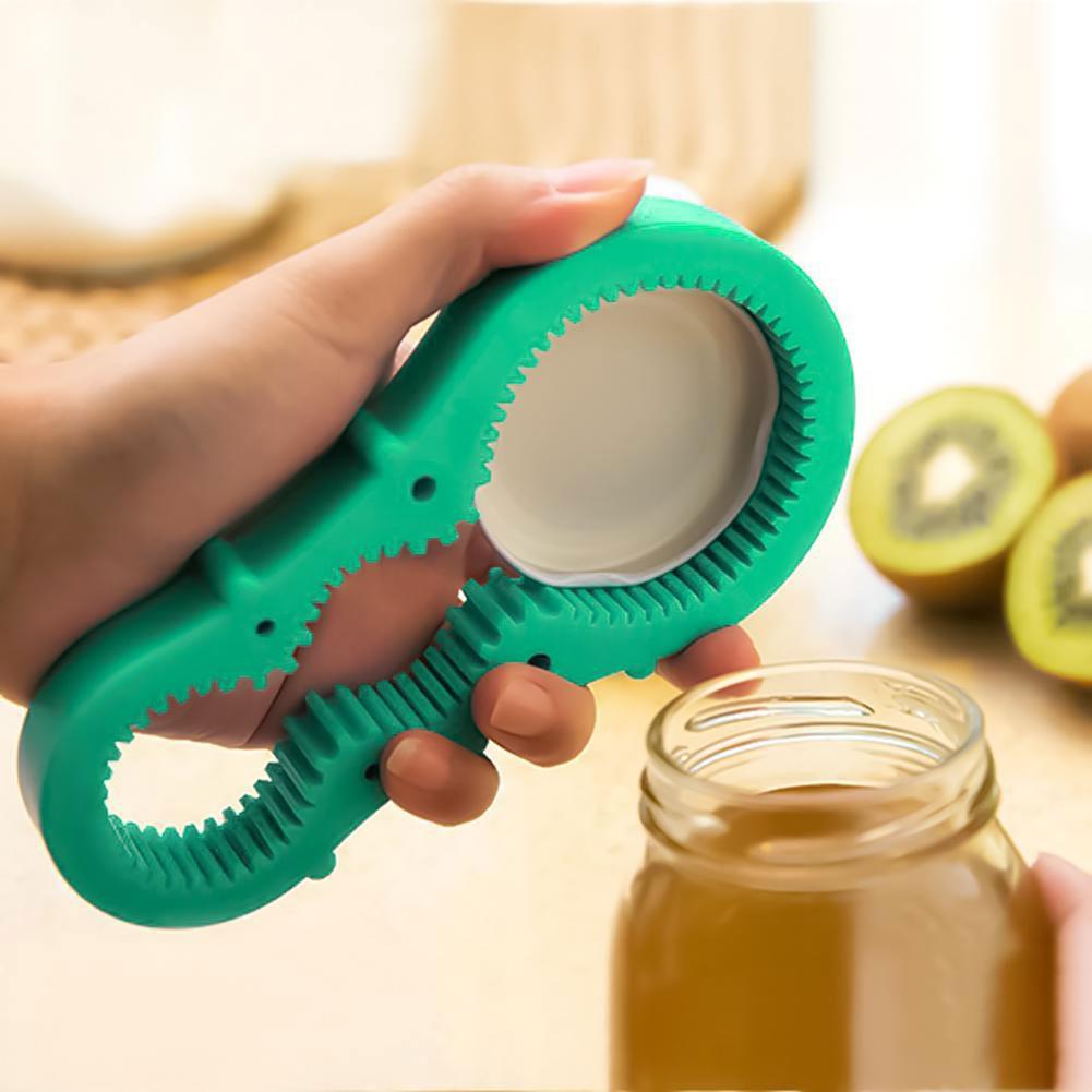 Multi Function Rubber Jar Openers Multi-purpose Jar Lids Bottle Cap Grip Twister Opener Tool for Soda Bottles Condiments Canned
