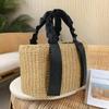 New summer versatile straw woven bag handwoven bag vacation beach bag high-end bag women's handbag women's bag
