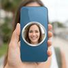 Tragbarer magnetischer Handy-Rückseiten-Selfie-Spiegel, runder Reise-Spiegel, reflektierend, für Streaming