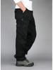 Autumn Men's Multifunctional Cargo Pants - Loose Fit, Multi-Pocket, Outdoor Casual Cotton Trousers