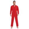Utility Coverall for Men S-3XL: Easy Wear Front Zipper Jumpsuit, Long Sleeve with Classic Turn-Down Collar, Minimalist Design