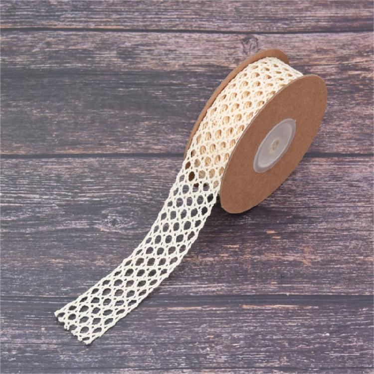 Hollow Out Ribbon Vintage Cotton Lace Ribbon for Gift Package Wrapping,Crafts