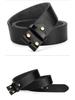 Men's Washable Genuine Leather Belt, Top Grain Cowhide, 3.8cm