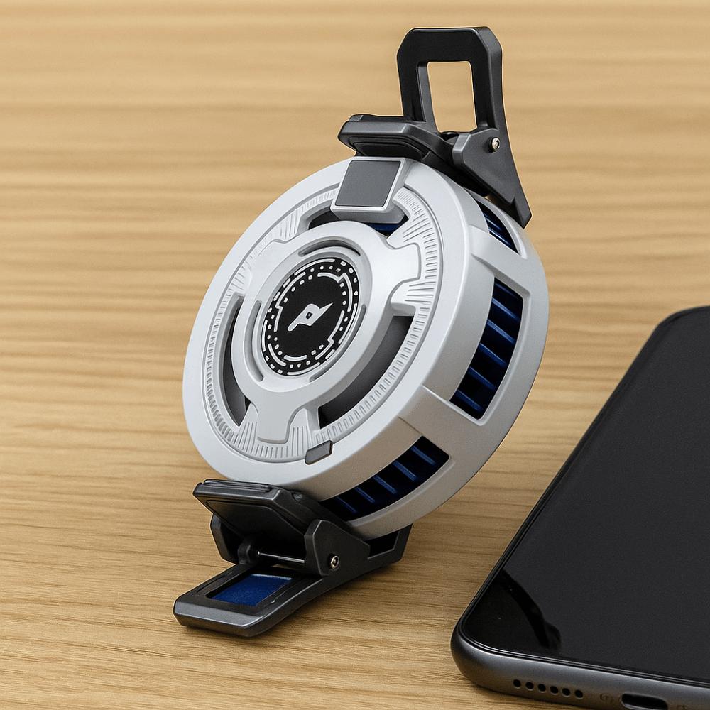 Detachable Back Clip Type Cooler ABS Semiconductor Cooling Fan E-sports Live Streaming