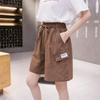 Sports Shorts Girls Summer  Students Loose Thin Tooling Wide-leg Five-point Pants