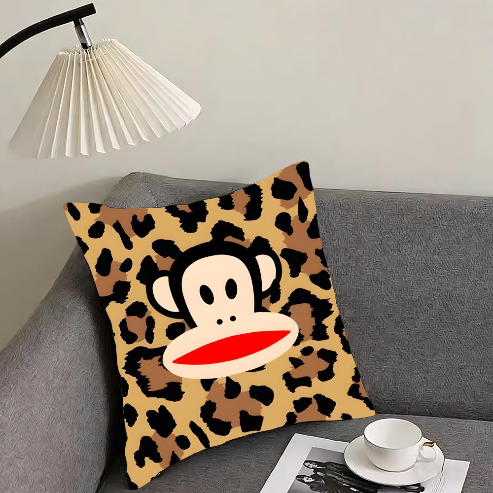 PPaul FFrank Cartoon Cushion Cover Pillowcase Ultra Soft Skin Friendly Fabric Cloud Like Comfort Concealed Zipper