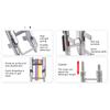Stable Cable Threading Aid Anti-Slip Serration Wire Pulling Pulley  Distribution Box
