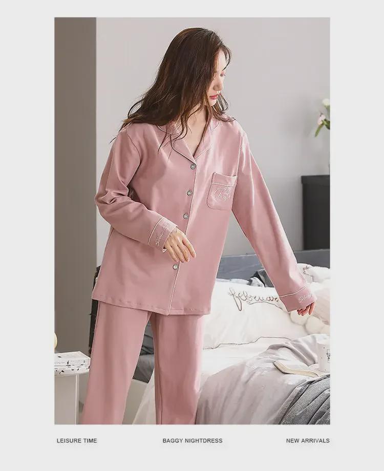 Cardigan Pajama Set - Women's Large 100% Cotton