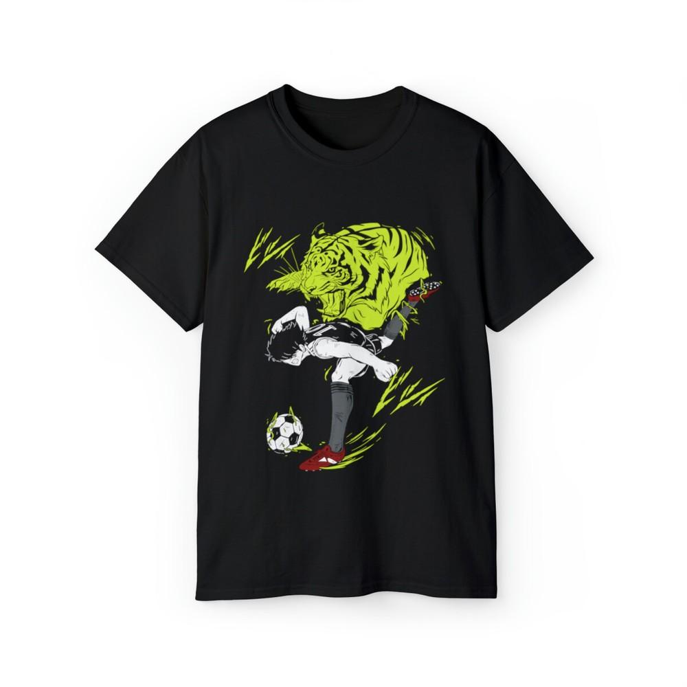Kojiro Hyuga Tshirt Captain Tsubasa Anime Football Unisexga Mark Landers Toho M