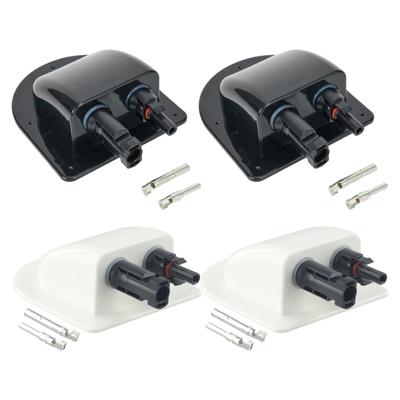 Zonnepaneel Kabeldoorvoeren Afdichtingsdoos Snelle Installatie Dubbele Kabeldoorvoer Behuizing voor Caravans Camper Boten