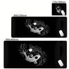 Large Mouse Pad Yin-yang Fish HD Black & White Sakura Computer Office Table Pc Gaming Non-slip Japanese Kawaii Desk Accessories