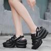 Fashion Plateforme Large Size Women Aqua Shoes Slippers Black Women's Sandals Flip Flops Sneakers Sports Industrial Sewing Shuse