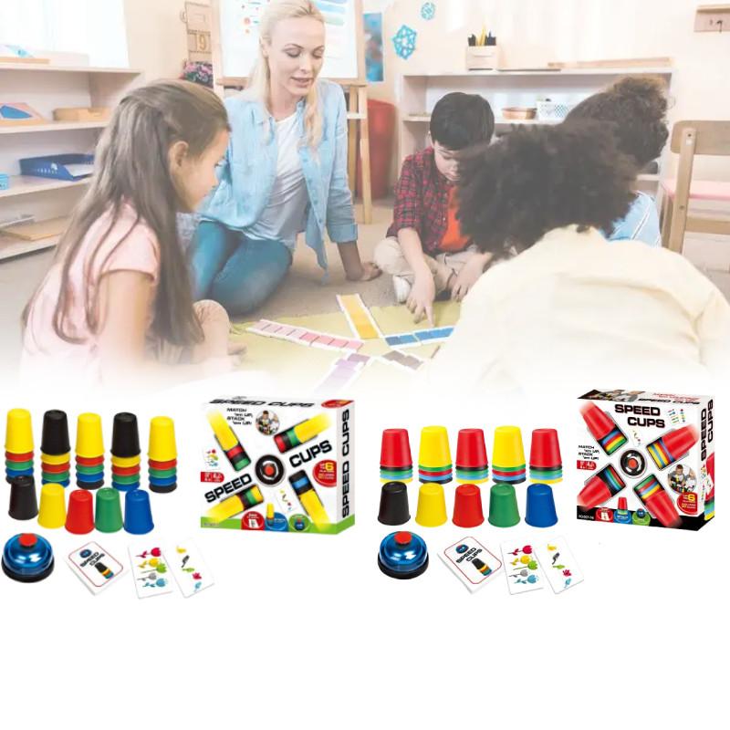 Cups Speed Quick Hand Eye Coordination Game For Children Age 4 Years Gift Toys