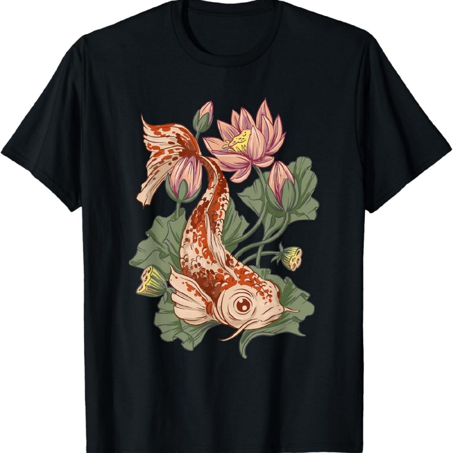 

Koi Carp Lovers Plants Water Lilies T-Shirt XXXXXL різнокольоровий
