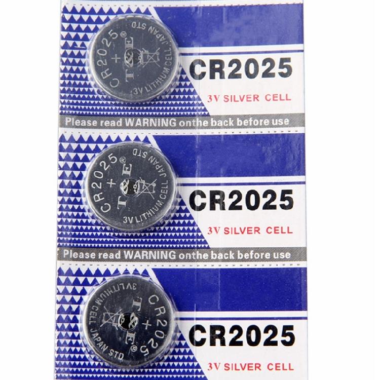 Long lasting CR2025 Coin Cells Battery for Key Fob Highly Performances Power