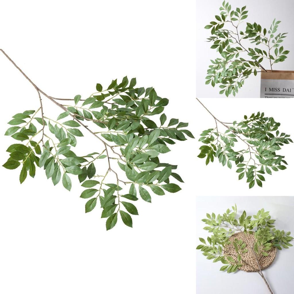Fake Green Plant With Silk Leaves For Wedding Decor And Indoor Office Use