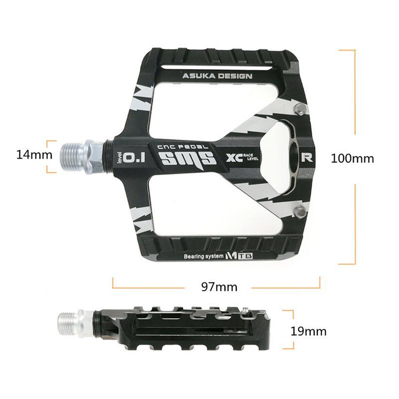 Road Bike Pedals Nonslip Pedal Bicycle Pedals MTB Mountain Magnesium Alloy Ultralight Cycling Pedal Bicycle Parts