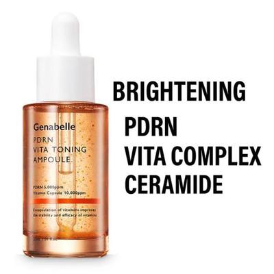 Jenabelle PDRN Salmon Vita Toning Ampoule 30ml – Brightening & Moisture Re-Toning Formula (Single / Duo Set)