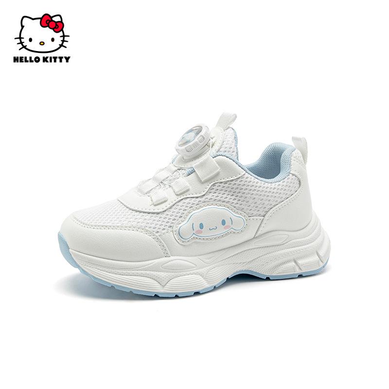 

KT Kids Cartoon Breathable Sneaker - 2026 Spring Trend in Casual White Sports Shoes for Girls Size 36