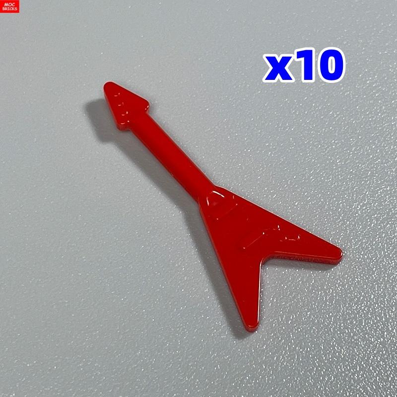 Нетоксичные кубики Moc, фигурка 4 см, музыкальные инструменты, модель электрогитары, музыкальные развивающие конструкторы, игрушки для детей