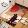 1PC Japanese Bushido Red Sun Carpet for Living Room Bedroom Sofa Home Decor Rus Non-slip Floor Mat Luxury Gift Multiple Sizes