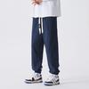 Men's New Tied Feet Casual Sweatpants Trendy Fashion Trousers Simple Drawstring Sports Boys Youth Versatile Popular