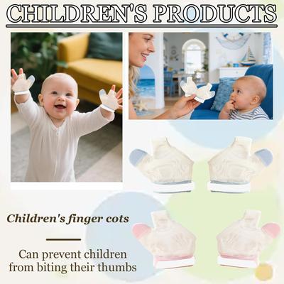 Sucking Thumb Gloves, Baby -feeding Gloves, Breathable Finger And Thumb Protectors That Prevent Children From Sucking Their Thumbs.