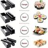 Sushi Making Kit Sushi Mould DIY Sushi Ware Kitchen Gadget Rice and Vegetable Roll Seaweed Sushi Roll Tool for Beginner