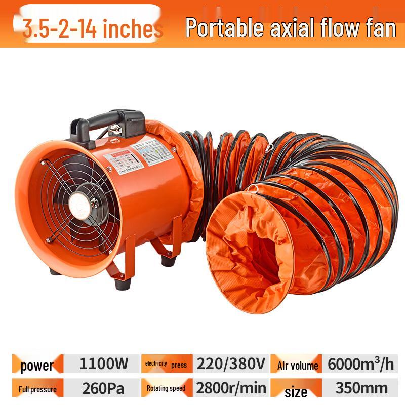 Junpinjia Portable Axial Flow Ventilator Fan