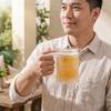 Plastic Cold Drink Chilled Cups Washable Freeze Beer Glass Double Interlayer Cup  Summer Cooling