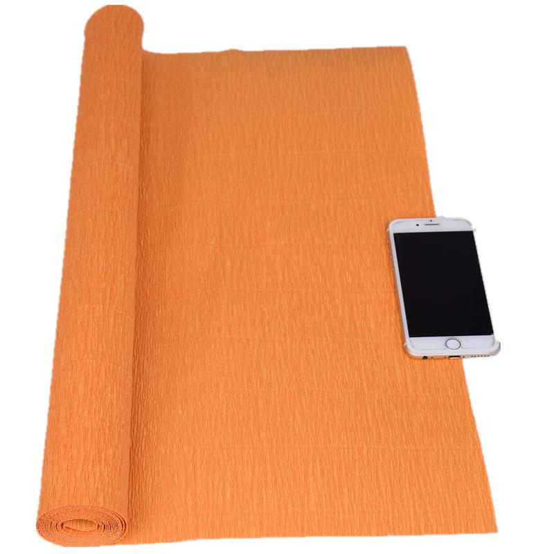 Thickened Colored Crepe Paper for DIY Flowers, Stretchable Ruffled Paper for Kindergarten Crafts