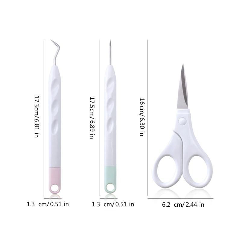Weeding Tool Plotter Accessories 6pcs Vinyls Weeding Tools Crafting Basic Tool Kits Silhouettes Embossed Art Cutting Set